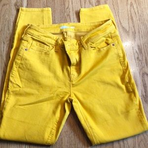 Rockstar super skinny yellow jeans